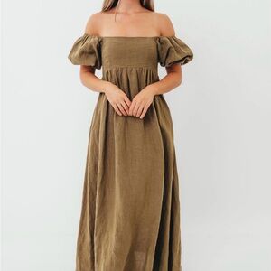 Worth collective Candace dress olive